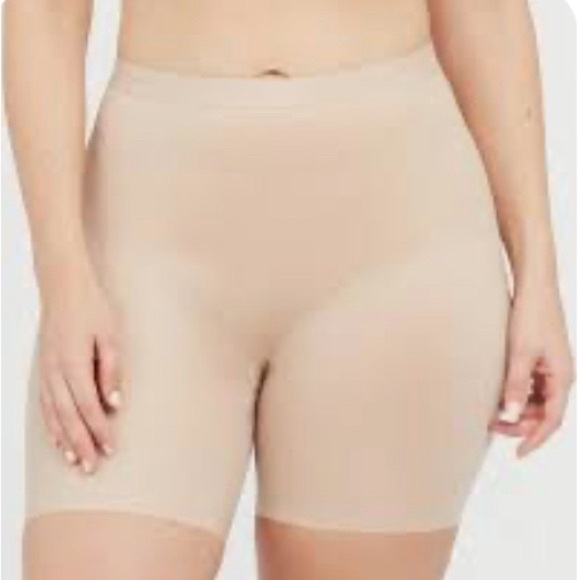SPANX Sz 3X Slim Line Waist and Hemline Medium Compression Shapewear Shorts - Picture 1 of 10